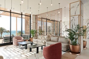 Sitteområde i lobbyen