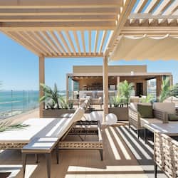 Rooftop terrace