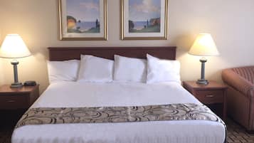 Premium bedding, in-room safe, desk, iron/ironing board