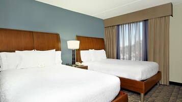 Hypo-allergenic bedding, in-room safe, desk, laptop workspace