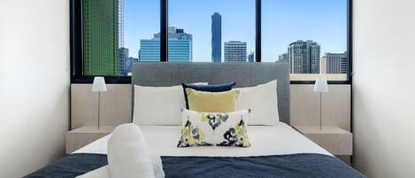 Leilighet, 2 soverom | Individuelt dekorert, individuelt innredet og blendingsgardiner