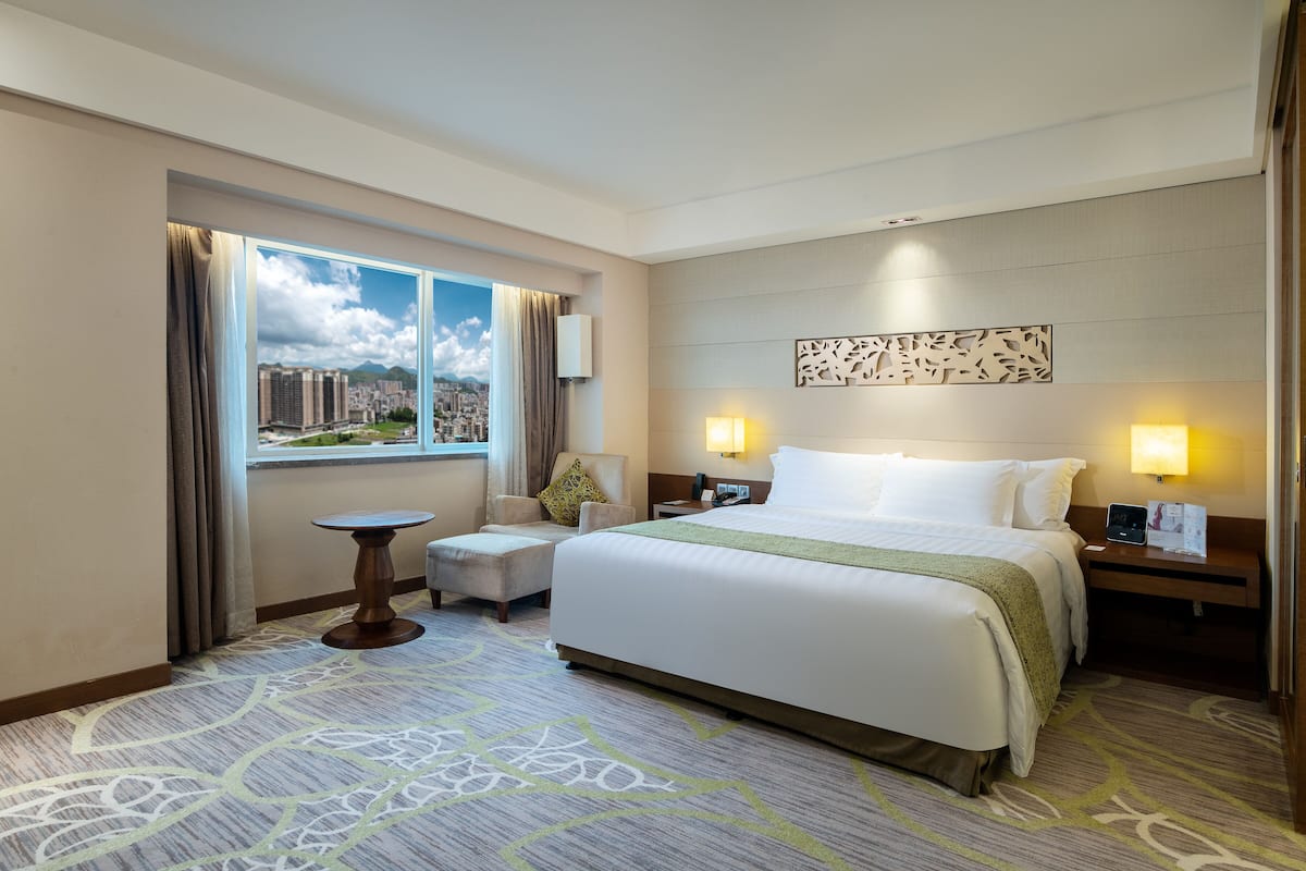 1 phòng ngủ, bộ đồ giường kháng dị ứng, chăn bông, minibar