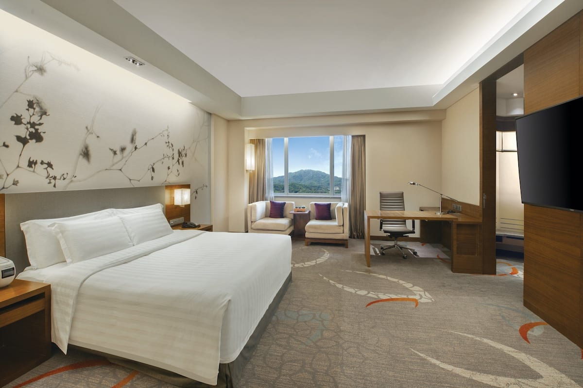 Hypo-allergenic bedding, down duvets, minibar, in-room safe