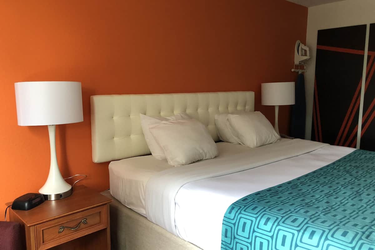 suite, 1 king bed | in-room safe, desk, soundproofing, iron/ironing board