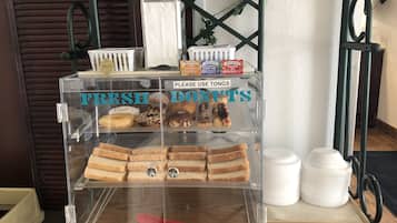 Free daily on-the-go breakfast