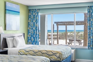 Habitación doble superior, vista al océano, junto a la playa | Vista desde la habitación