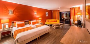 Superior Junior Suite | Premium bedding, in-room safe, individually furnished, desk - Palm Court Residence & Hotel at Orient Beach (Orient Bay)