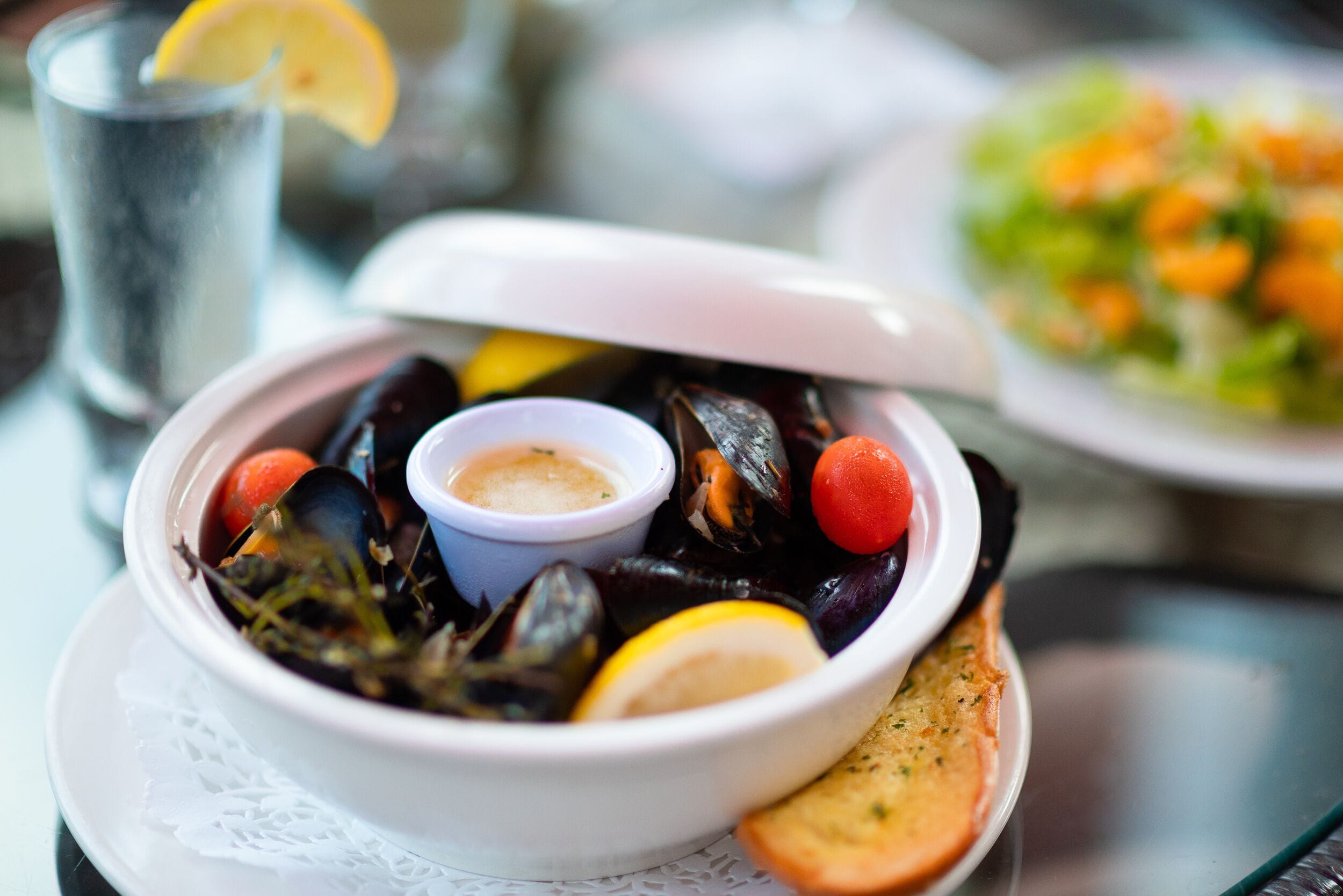 Breakfast, lunch and dinner served