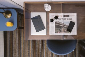 Standard Double Room | Minibar, in-room safe, desk, iron/ironing board - Hotel Saint Christophe (Paris)