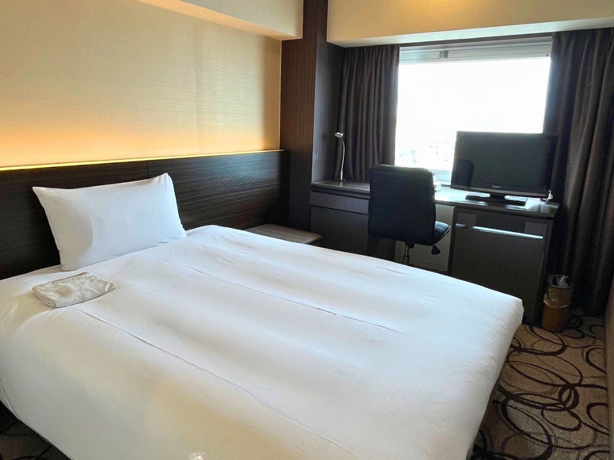 标准房, 1 张双人床, 海洋景观 | 客房内保险箱、办公桌、笔记本电脑工作区、免费 WiFi