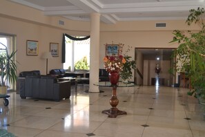 Sala de estar en el lobby