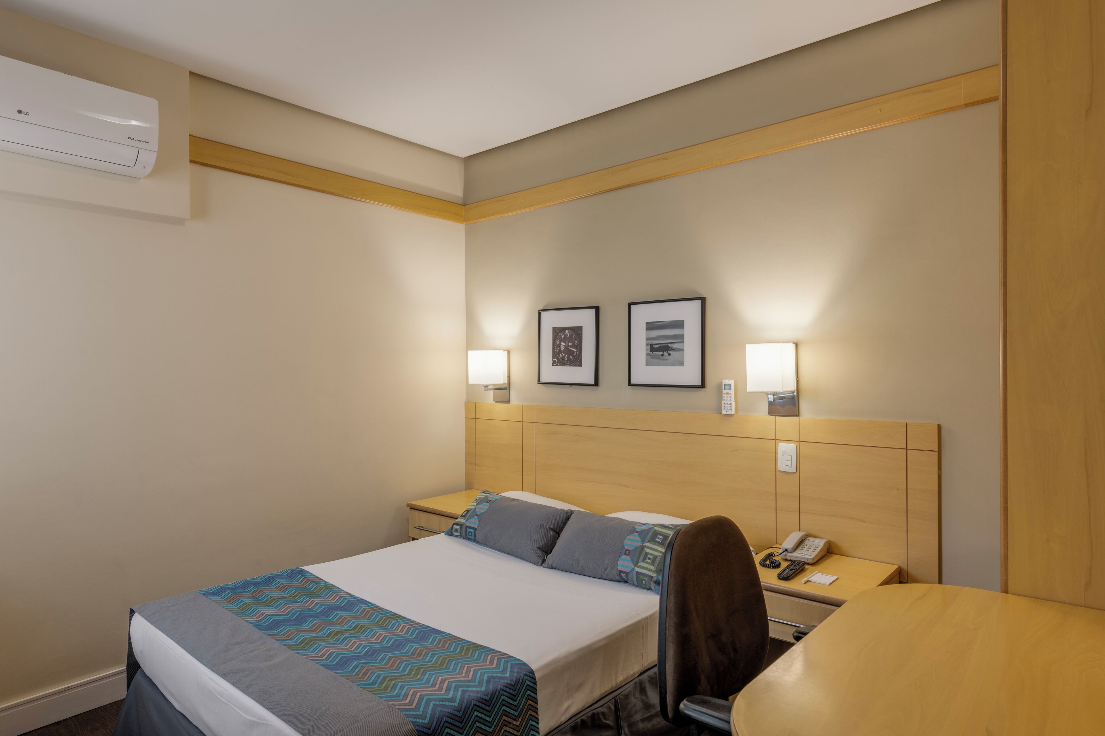 standard double room | minibar, in-room safe, desk, blackout curtains
