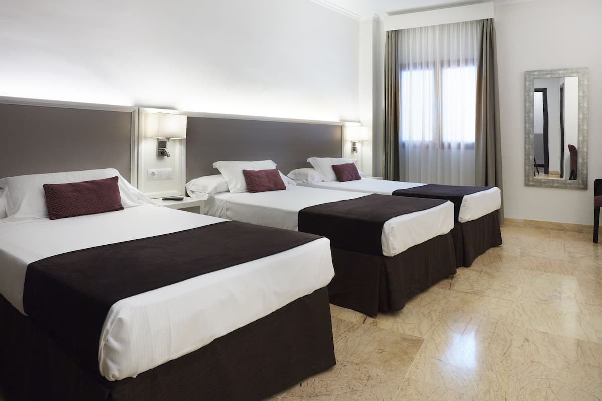 triple room | egyptian cotton sheets, premium bedding, down duvets, minibar
