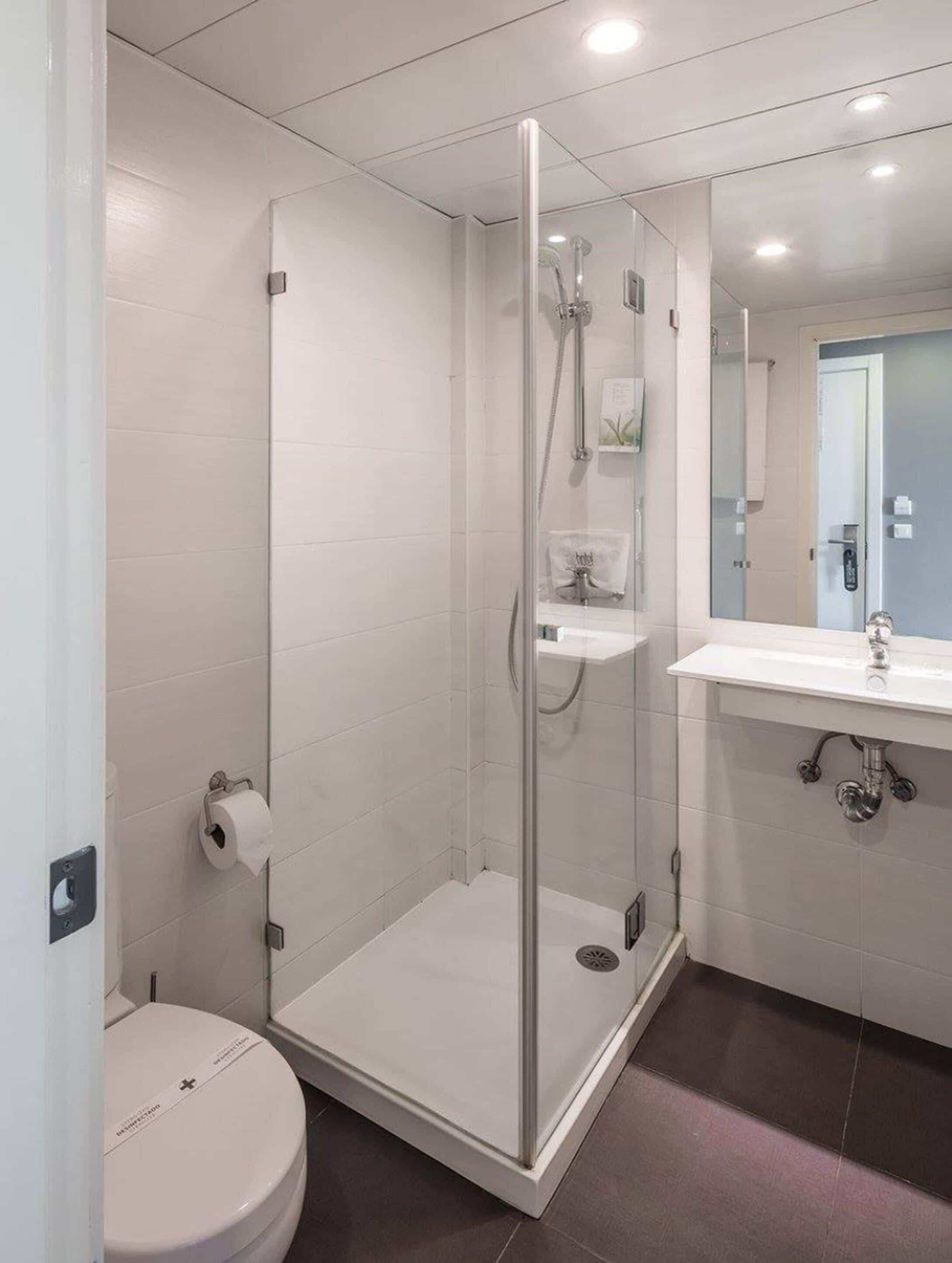 triple room | bathroom | shower, free toiletries, hair dryer, towels