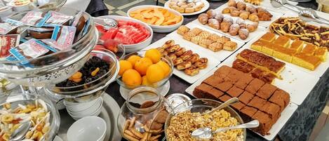 Petit déjeuner continental compris tous les jours