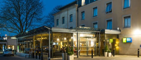 Front of property – evening/night