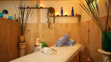 Tratamentos corporais, aromaterapia, esfoliação corporal
