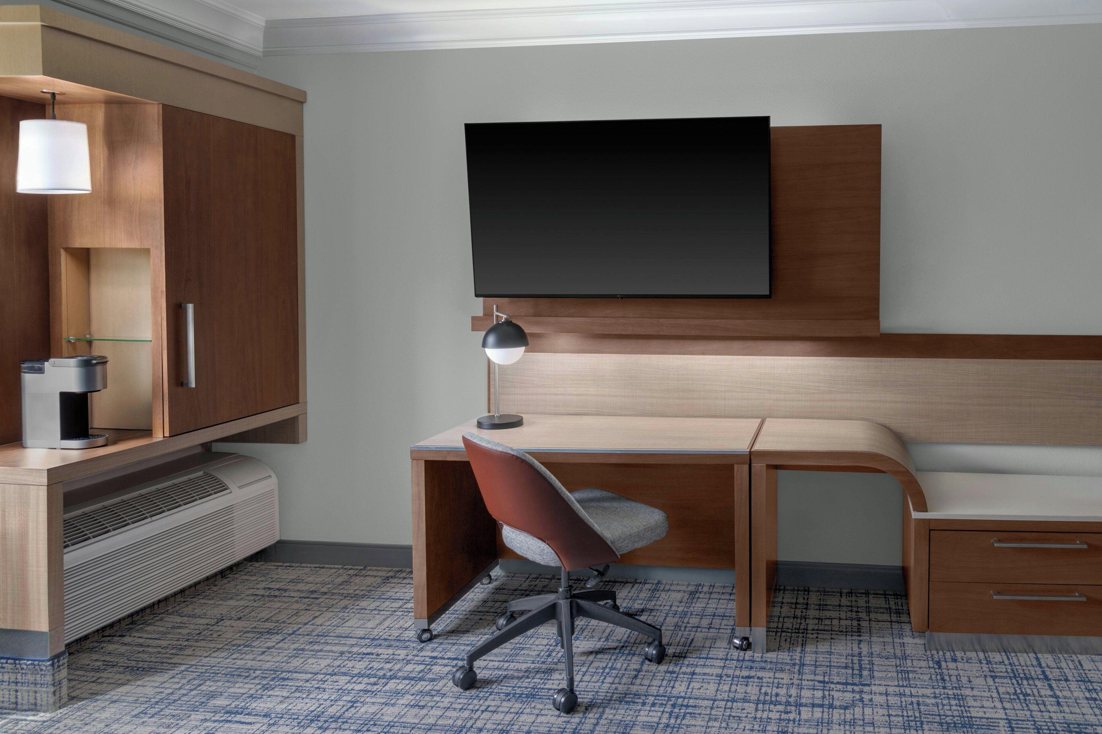 in-room safe, desk, blackout curtains, soundproofing