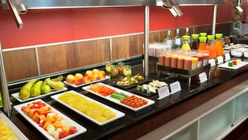 Daily buffet breakfast for a fee