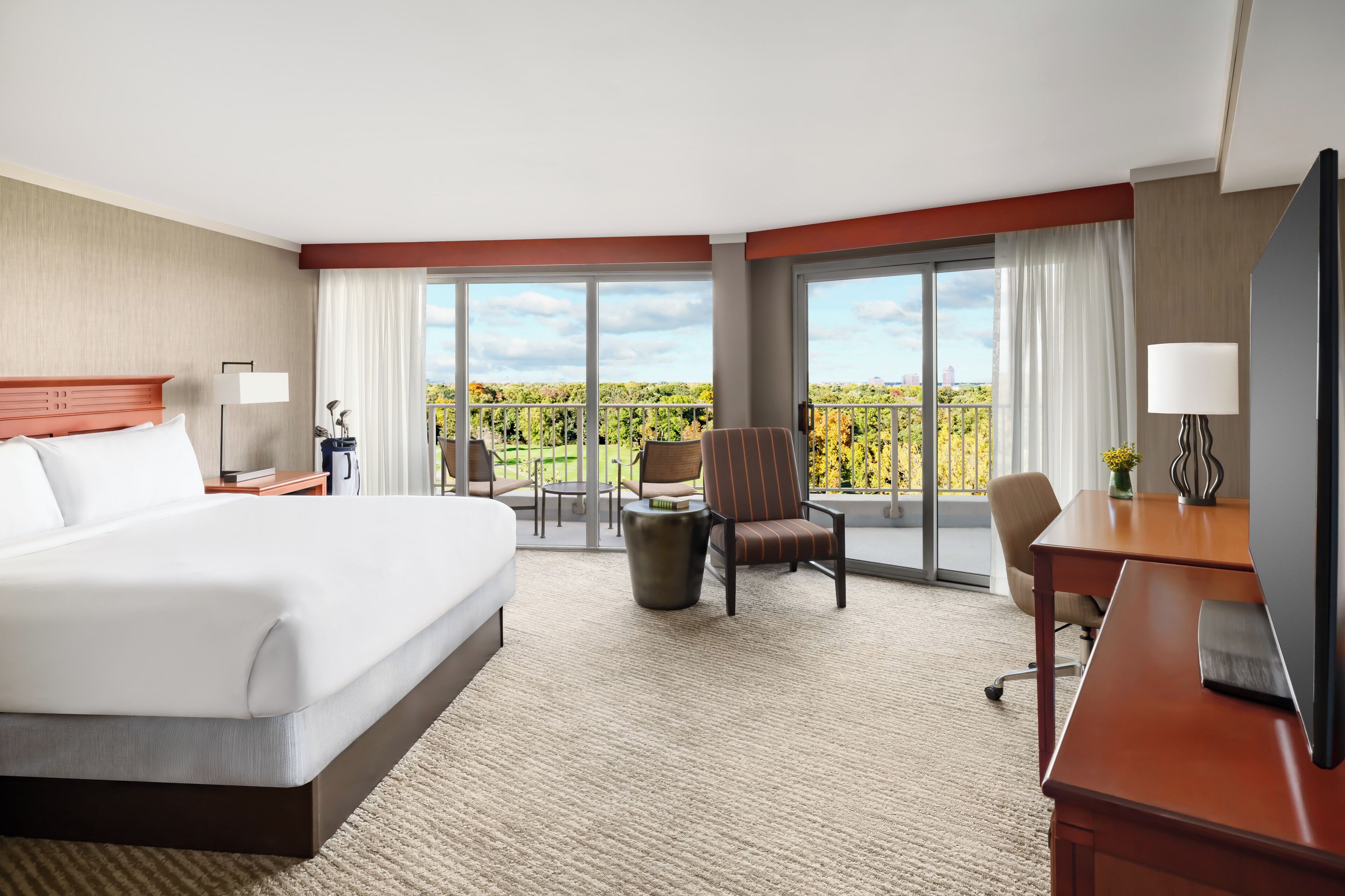 Premium bedding, pillowtop beds, in-room safe, desk