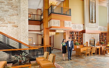 Interior entrance at Eaglewood Resort and Spa