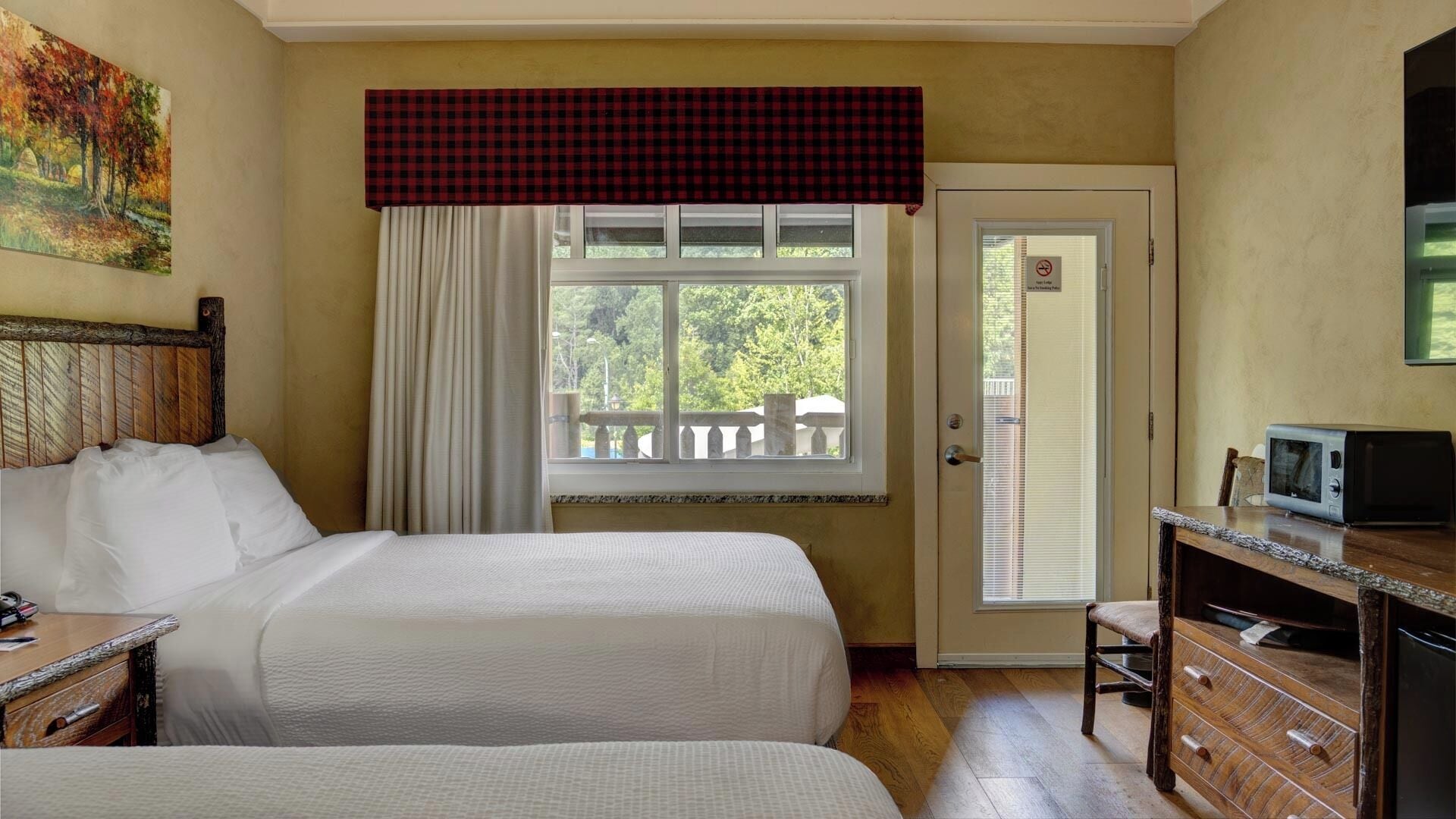 standard room, 2 queen beds | premium bedding, desk, iron/ironing board, free wifi