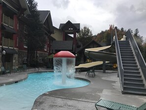 Indoor pool, seasonal outdoor pool