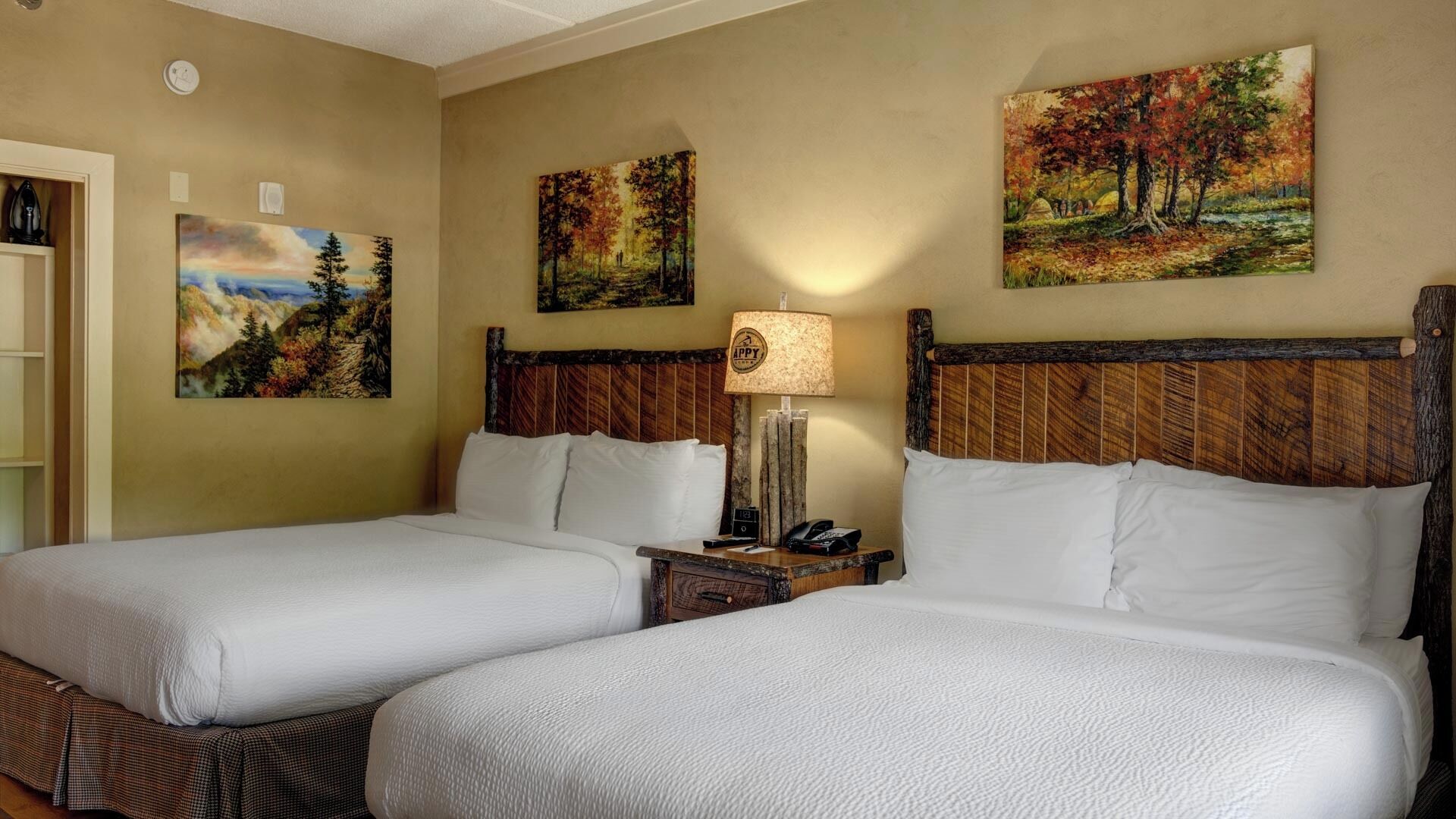 standard room, 2 queen beds | premium bedding, desk, iron/ironing board, free wifi