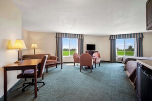 Suite, 2 Queen Beds, Non Smoking, Refrigerator & Microwave | Minibar, in-room safe, desk, iron/ironing board
