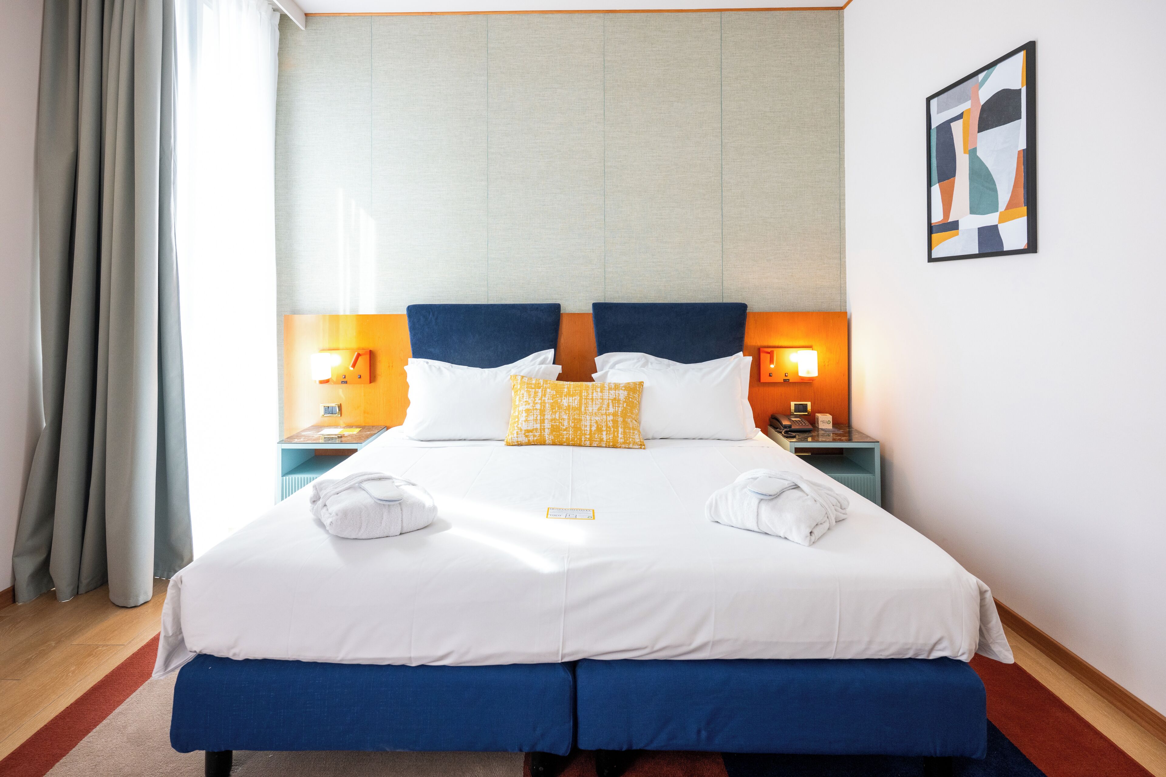 Minibar, in-room safe, desk, blackout drapes