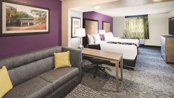 Studio Suite, 2 Queen Beds, Non Smoking | Premium bedding, in-room safe, desk, laptop workspace