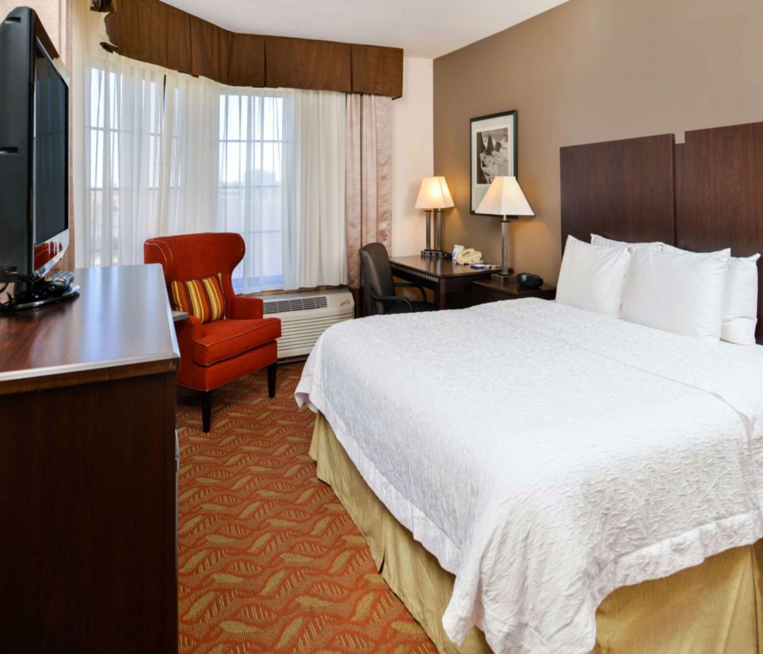 In-room safe, desk, blackout curtains, iron/ironing board