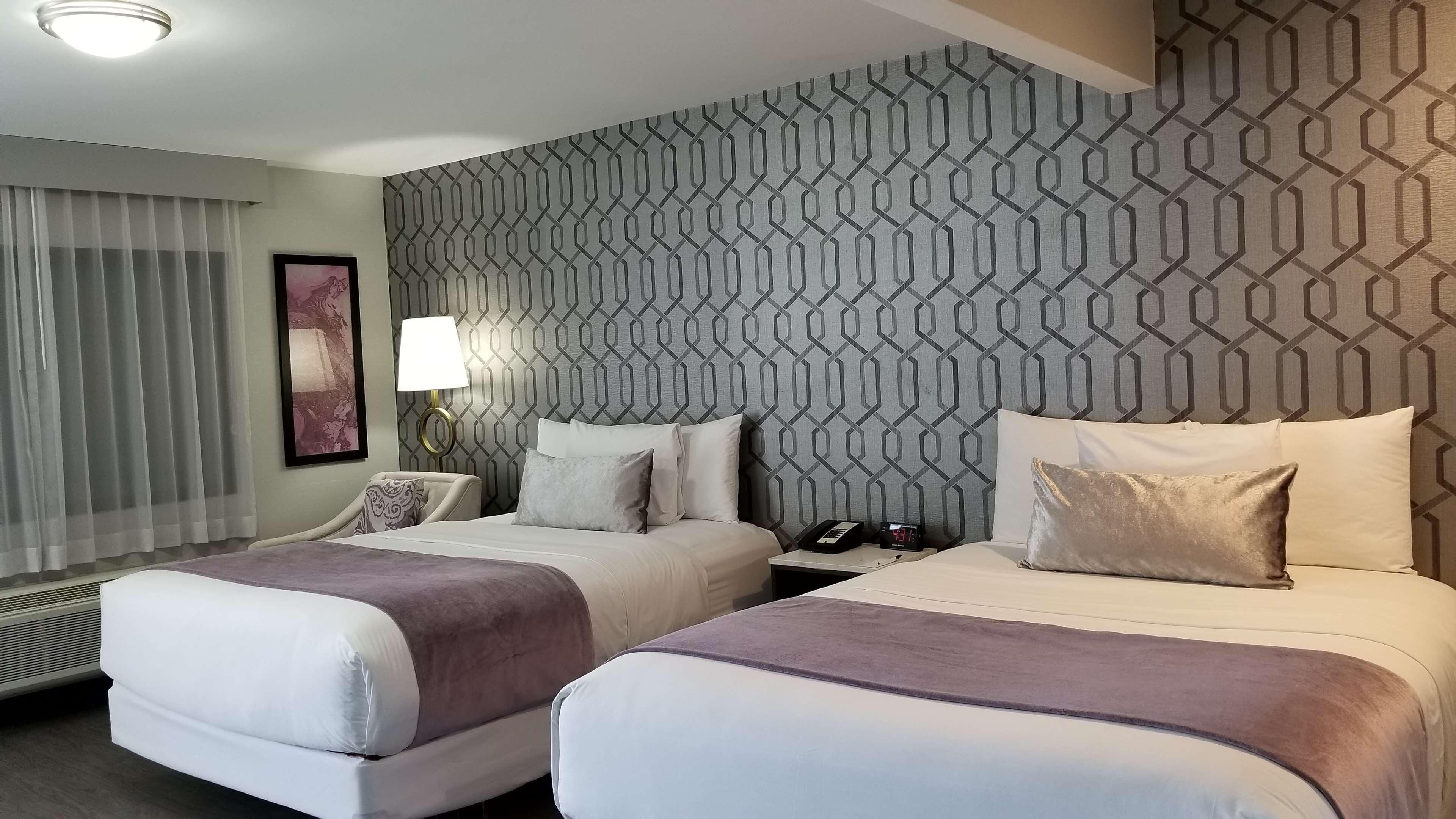 Blackout curtains, iron/ironing board, free WiFi, bed sheets