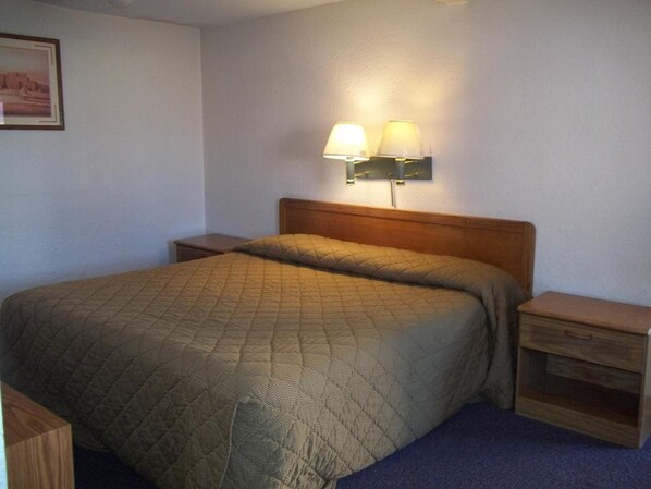 Individually decorated, individually furnished, desk, blackout drapes