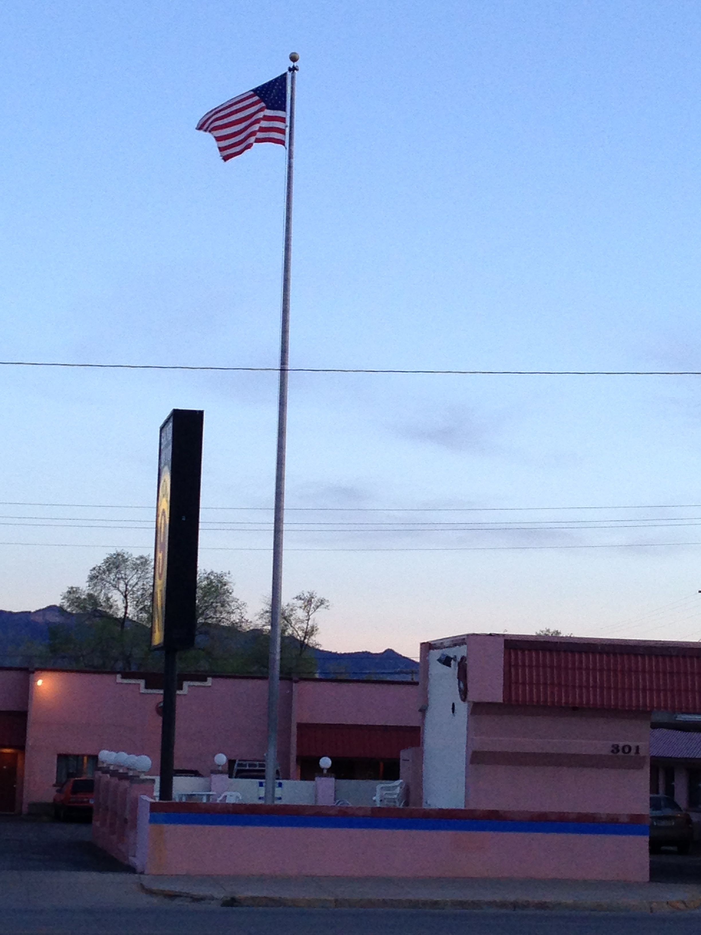 Front of property - evening/night