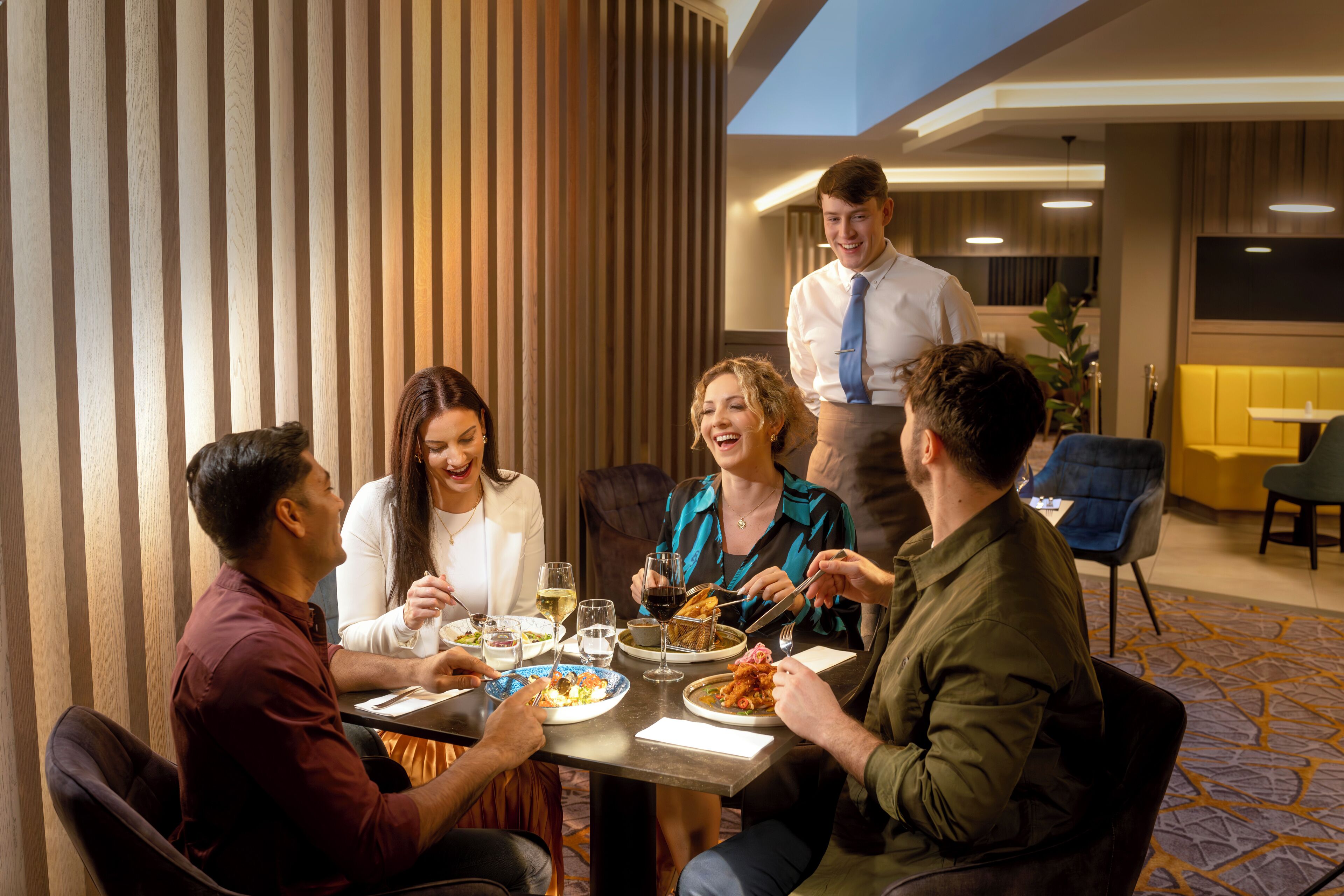 breakfast, lunch, dinner served; irish cuisine