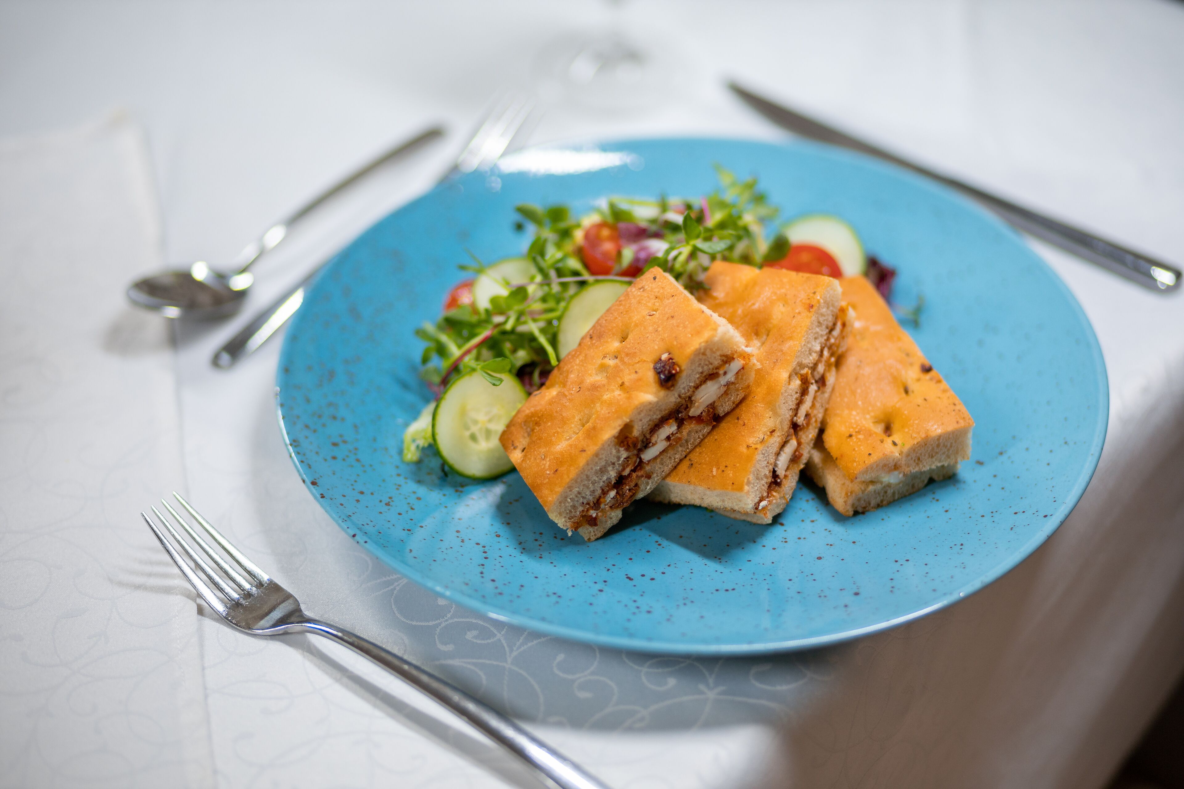 breakfast, lunch and dinner served