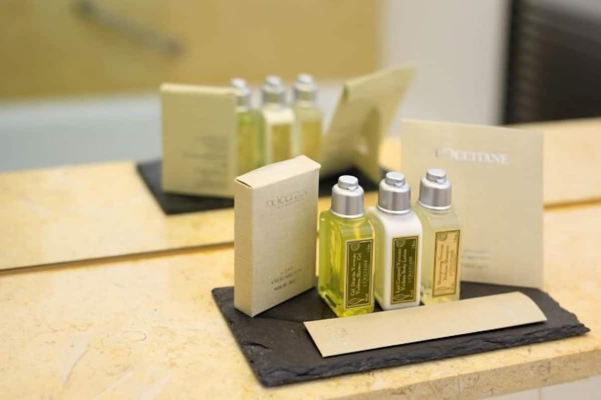 Bathroom amenities | Shower, hair dryer, towels