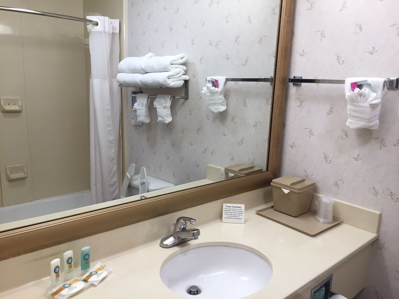 combined shower/bathtub, hair dryer, towels