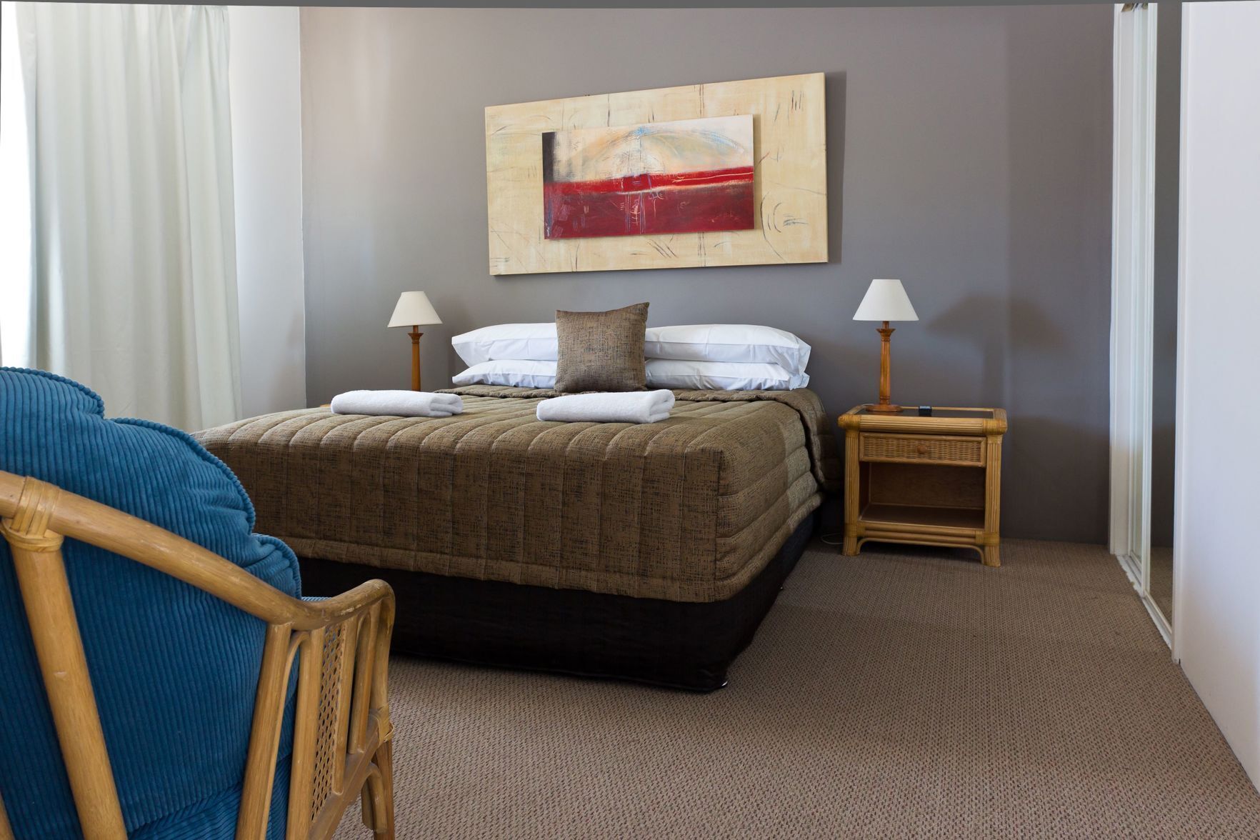 Premium bedding, individually decorated, individually furnished