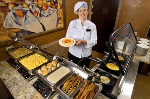 Free buffet breakfast