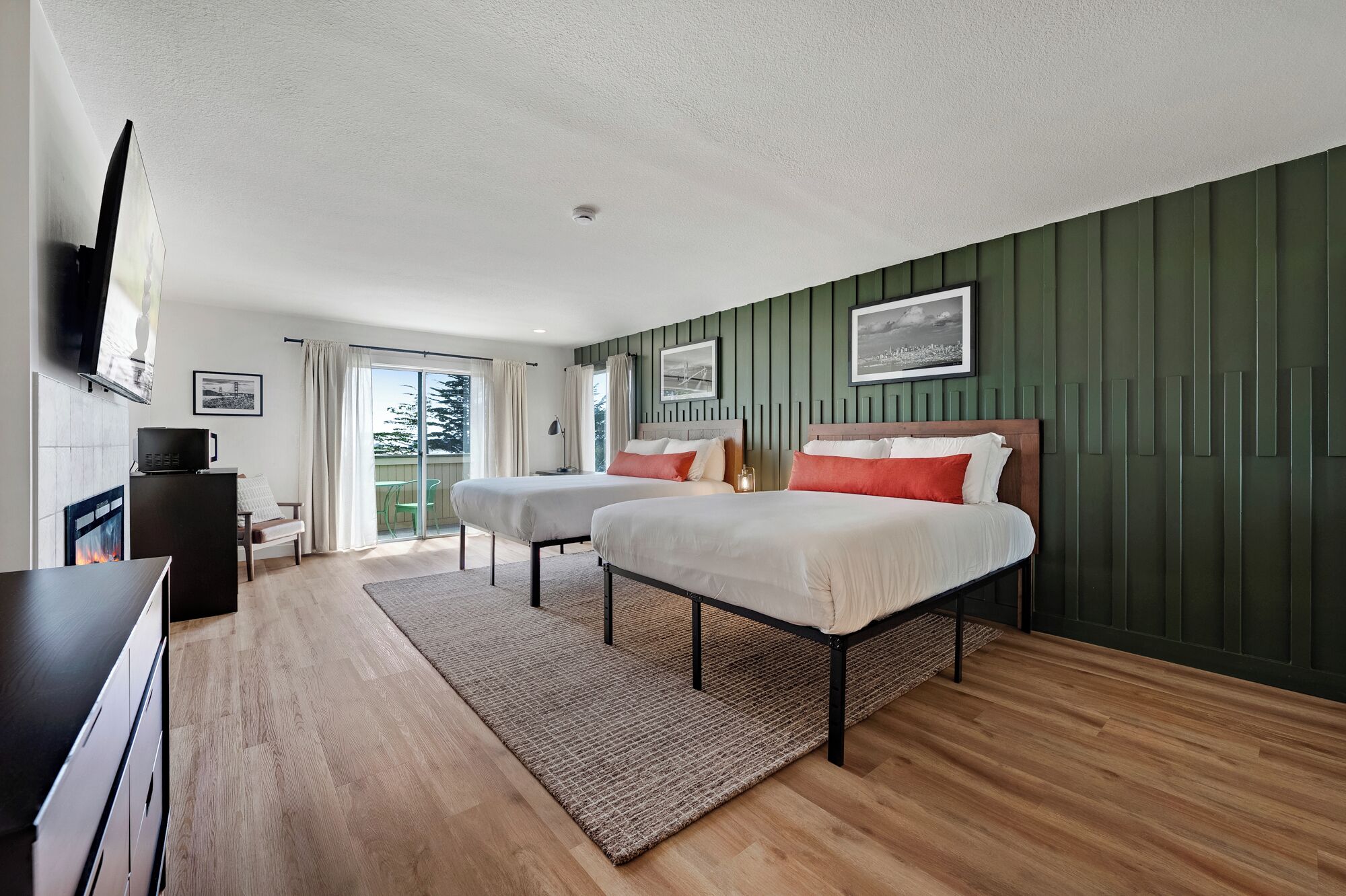 Signature Room, 2 Queen Beds | Desk, iron/ironing board, free WiFi, bed sheets