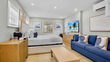 1 Bedroom King Suite | Biancheria da letto di alta qualità, materassi a doppio strato