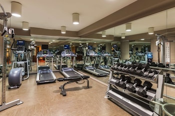 Fitness center at The Sam Houston Hotel, Tapestry Collection by Hilton