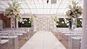 Indoor wedding