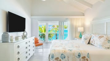 Suite Deluxe, 2 chambres, en front de plage | Coffres-forts dans les chambres, décoration personnalisée