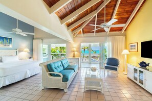 Junior Suite, Ocean View | In-room safe, individually decorated, individually furnished - Ocean Club Resort (Providenciales)