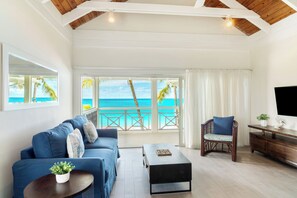 Deluxe Suite, 1 Bedroom, Beach Front | View from room - Ocean Club Resort (Providenciales)