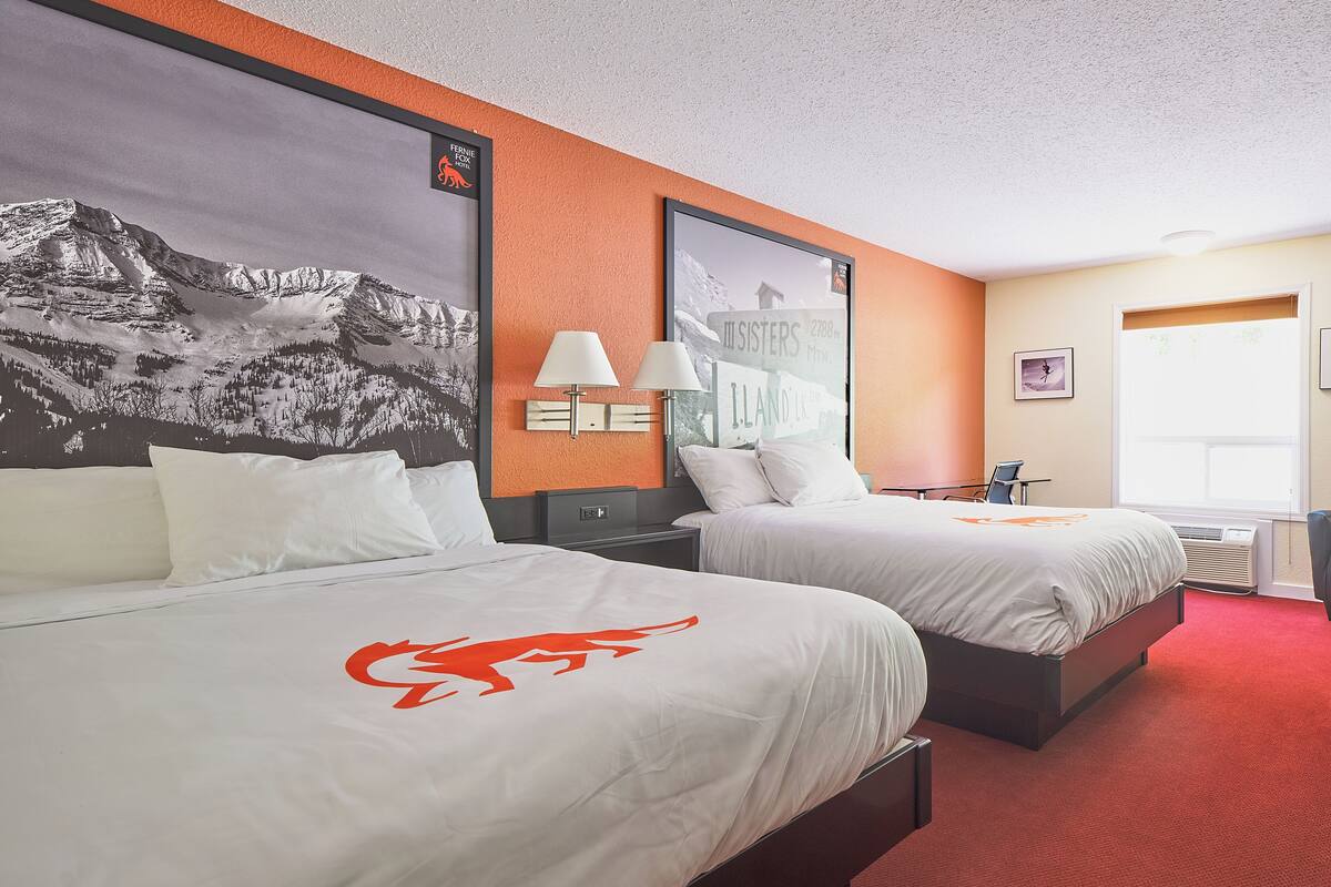 standard room, 2 queen beds | hypo-allergenic bedding, pillow-top beds, desk, laptop workspace