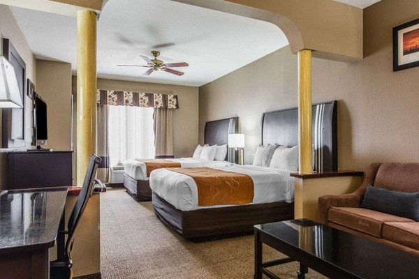 Suite, 2 Queen Beds, Non Smoking | Premium bedding, pillowtop beds, in-room safe, desk